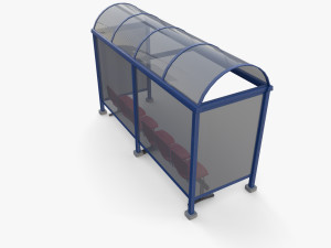 Bus stop V2 3D Model