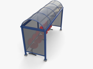 Bus stop V2 3D Model