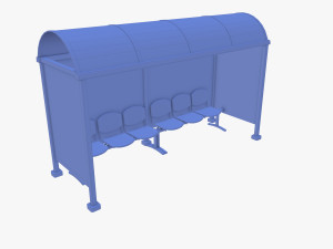 Bus stop V2 3D Model
