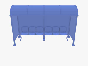 Bus stop V2 3D Model
