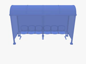 Bus stop V2 3D Model