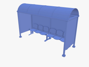 Bus stop V2 3D Model