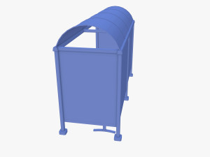 Bus stop V2 3D Model
