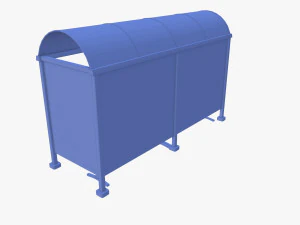 Bus stop V2 3D Model