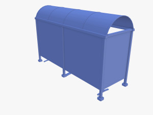 Bus stop V2 3D Model