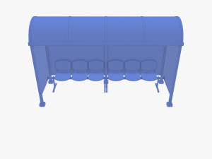 Bus stop V2 3D Model
