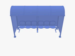 Bus stop V2 3D Model