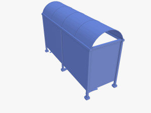 Bus stop V2 3D Model