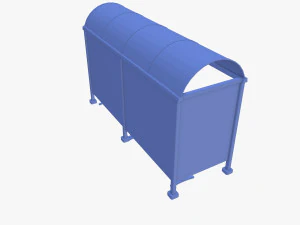 Bus stop V2 3D Model