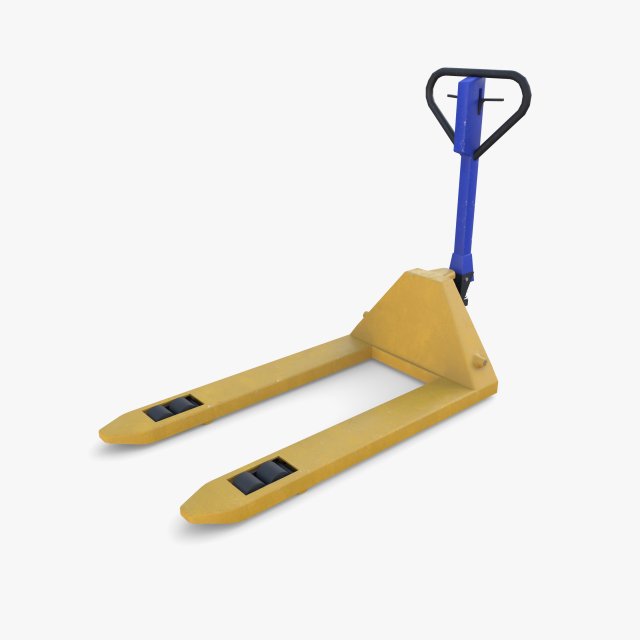 Pallet Jack V1 3D Модель .c4d .max .obj .3ds .fbx .stl .blend 