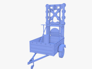 Roadworks trailer v1 Modelo 3D
