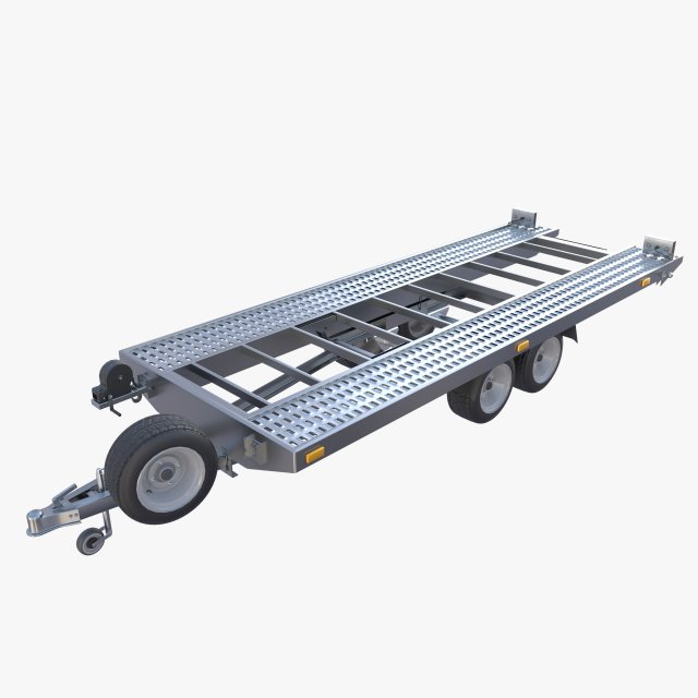 Car trailer v1 Modelo 3D .c4d .max .obj .3ds .fbx .stl .blend 