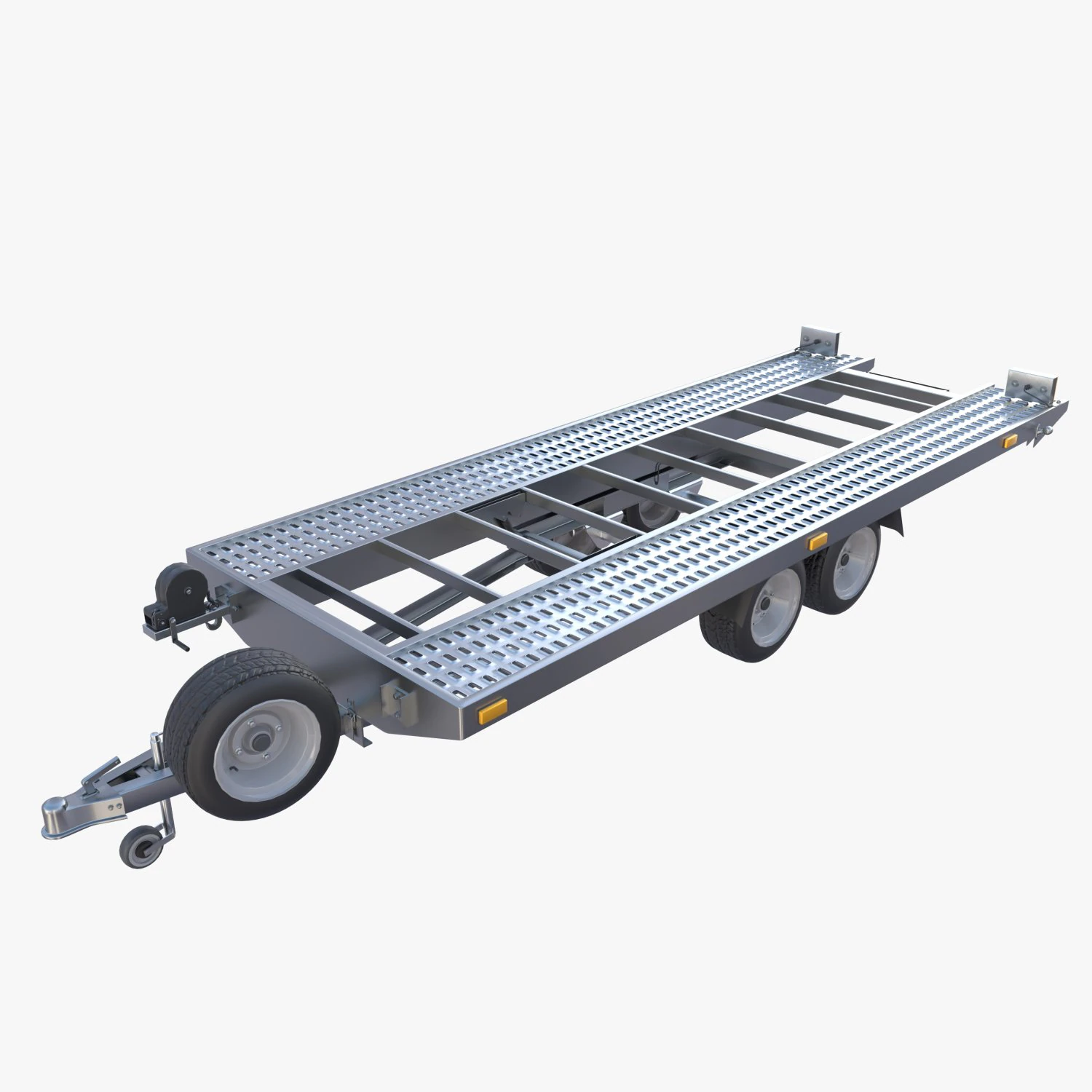 Car trailer v1 3D Model .c4d .max .obj .3ds .fbx .stl .blend 