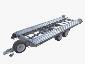 Car trailer v1 3D Model