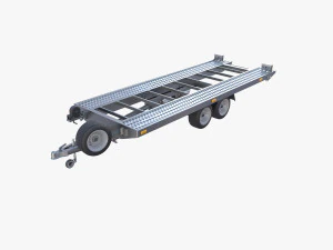 Car trailer v1 3D Model