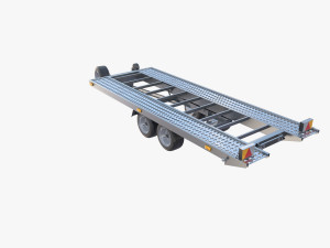 Car trailer v1 Modelo 3D