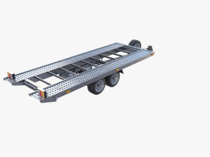 Car trailer v1 Modelo 3D