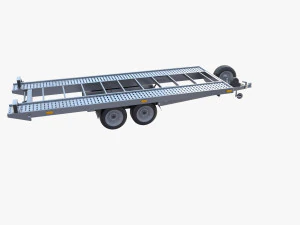 Car trailer v1 3D Model