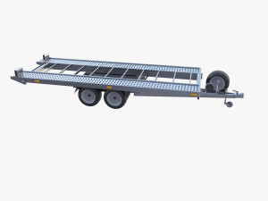 Car trailer v1 Modelo 3D