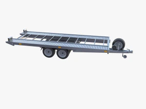Car trailer v1 3D Model