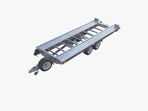 Car trailer v1 3D Model