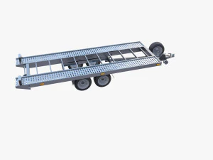 Car trailer v1 3D Model