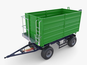 Agro trailer V1 3D 模型