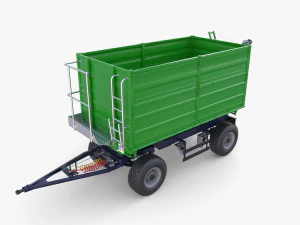 Agro trailer V1 3D Model