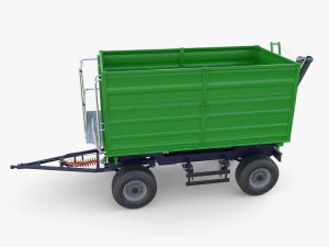 Agro trailer V1 3D Model