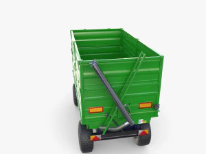 Agro trailer V1 3D Model