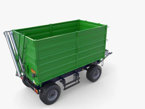 Agro trailer V1 3D Model
