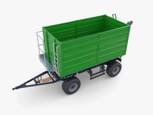 Agro trailer V1 3D Model