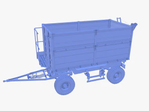 Agro trailer V1 3D Model