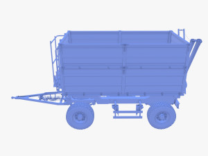Agro trailer V1 3D Модель