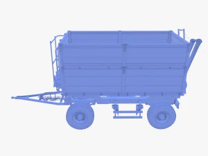 Agro trailer V1 3D Model