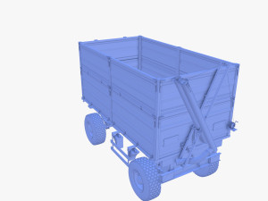 Agro trailer V1 3D Модель