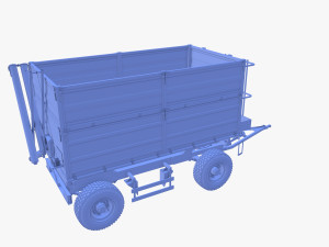 Agro trailer V1 3D Модель
