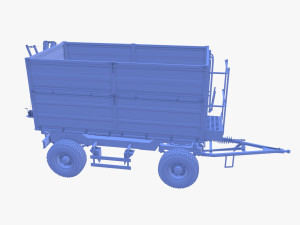 Agro trailer V1 3D Модель