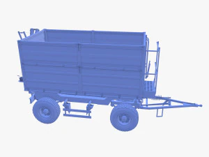 Agro trailer V1 3D Model