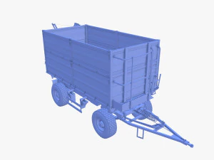 Agro trailer V1 3D Model