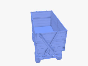 Agro trailer V1 3D Модель
