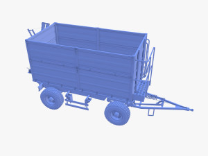 Agro trailer V1 3D Модель