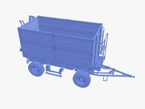 Agro trailer V1 3D Model