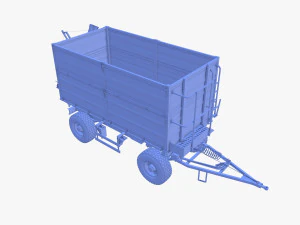 Agro trailer V1 3D Model