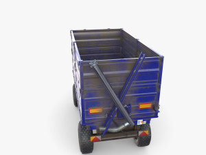 Agro trailer V2 3D 模型