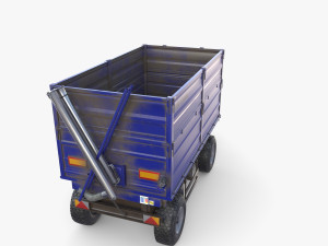 Agro trailer V2 3D 模型