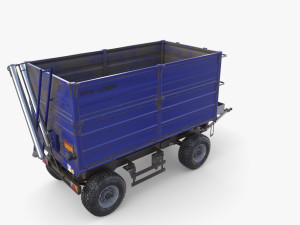 Agro trailer V2 3D 模型