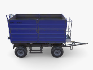Agro trailer V2 3D 模型