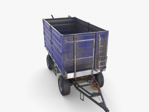 Agro trailer V2 3D 模型