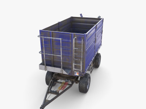 Agro trailer V2 3D 模型